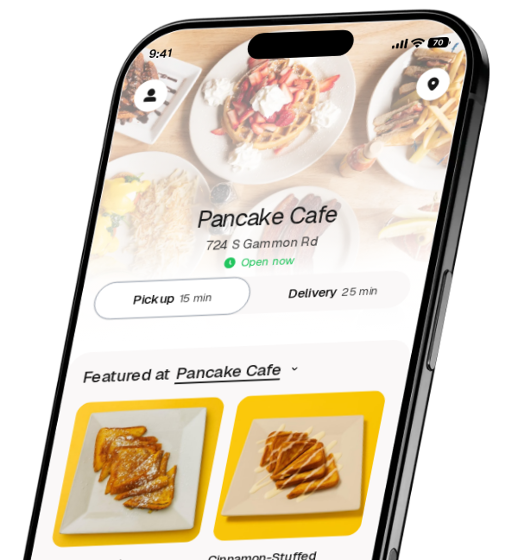 Pancake Cafe app preview